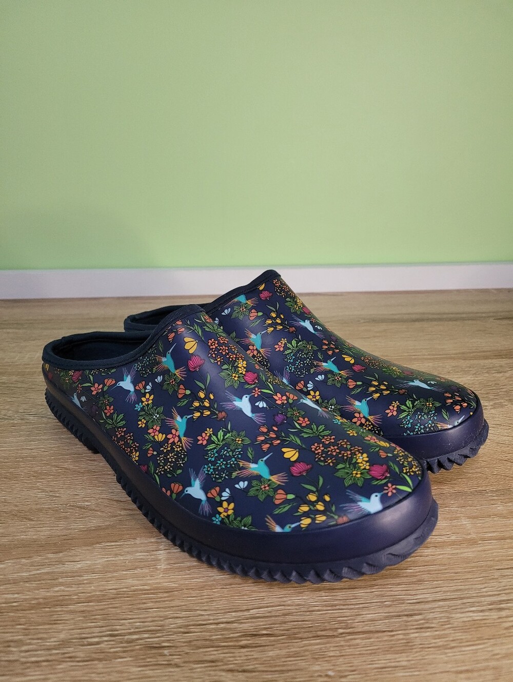 Western Chief Hummingbird Garden Clogs Slip On Waterproof Lined 10